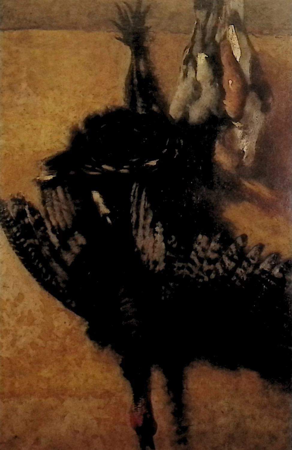Francesco Filippini-151-Natura morta con tacchino e due piccioni, 1880